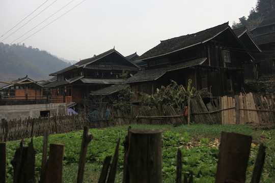 地筍苗寨 湘西 少數(shù)名族 山寨