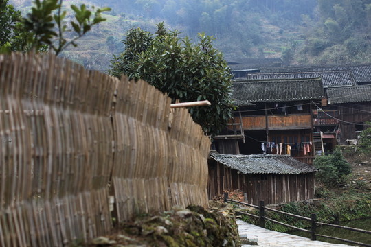 地筍苗寨 湘西 少數(shù)名族 山寨