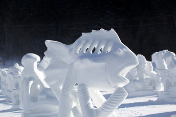 雪雕 雕塑