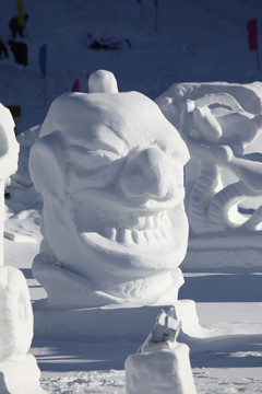 雪雕 雕塑 雪鄉(xiāng)