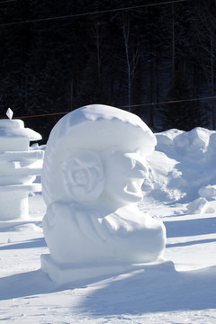 雪雕 雕塑