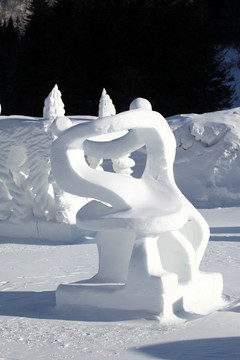 雪雕 雕塑 雪鄉(xiāng) 冰雪藝術(shù)