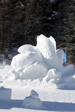 雪雕 雕塑 雪鄉(xiāng)
