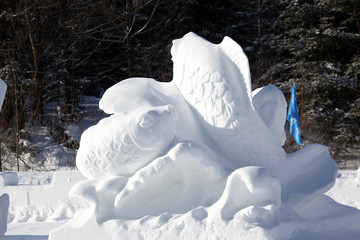 雪雕 雕塑