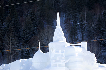 雪雕 雕塑 雪鄉(xiāng)