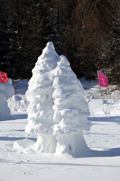 雪雕 雕塑 雪鄉(xiāng) 冰雪藝術(shù)
