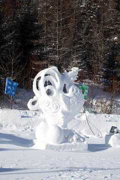雪雕 雕塑 雪鄉(xiāng) 冰雪藝術(shù) 雪