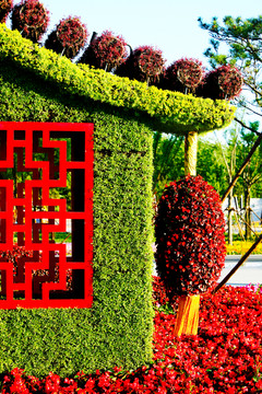 植物墻 花窗