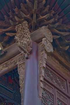 戲樓 木雕
