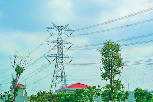 高壓輸電塔 電網(wǎng) 電力鐵塔