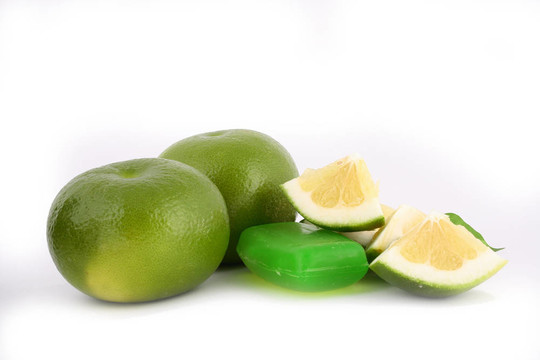 液体绿色水果霜香皂芳香清洁化妆用品