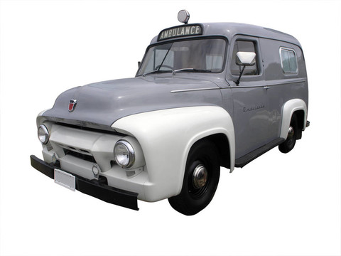 1954福特V8發(fā)動機F100救護車