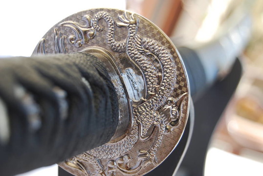 一個(gè)日本武士刀的刀柄