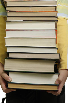 堆書