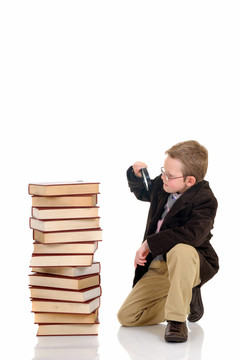 書中的小男孩