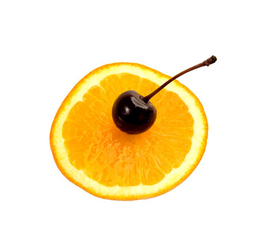 橙色