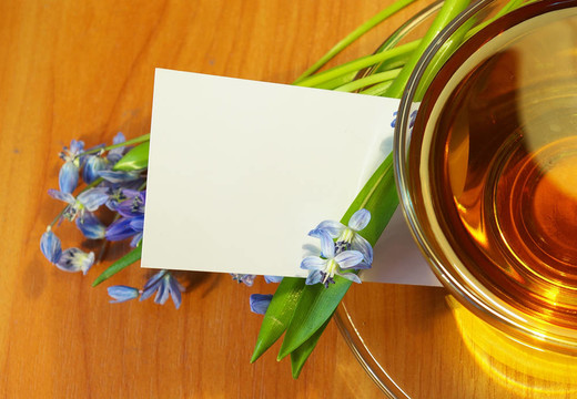 茶和花花束