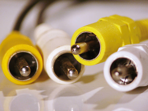 AV電纜。電視電纜。