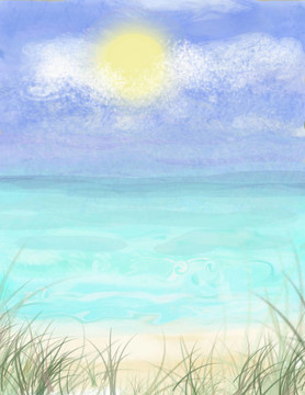 海濱背景