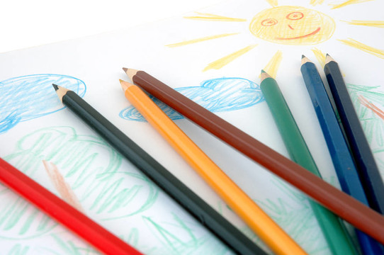 兒童繪畫。