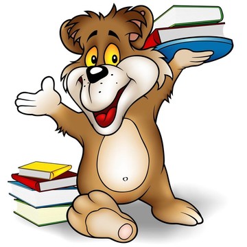 可愛的熊和書