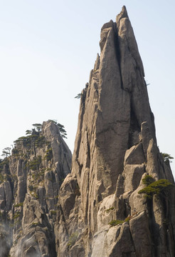黃山的尖頂