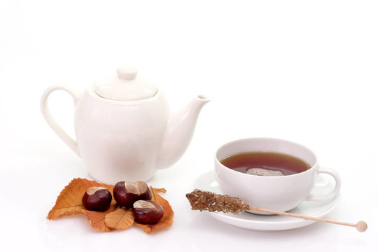 茶葉與茶壺