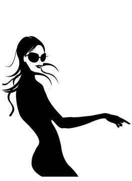美麗的女人的身體