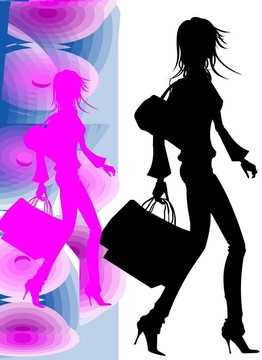 shoppinh女孩