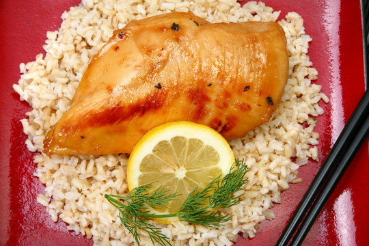 Brown Rice檸檬水雞
