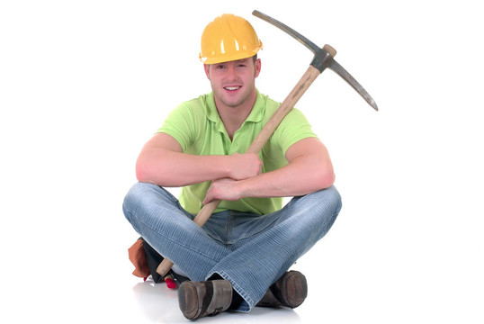 成功的建筑工人