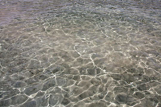 碧綠的水