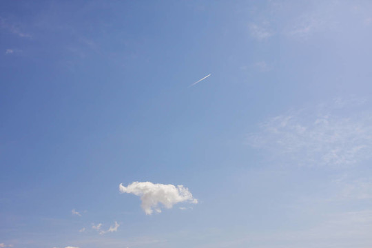 云在天空