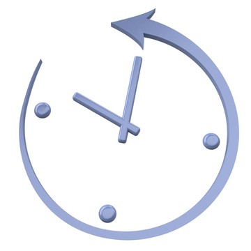 把時(shí)鐘轉(zhuǎn)回來。