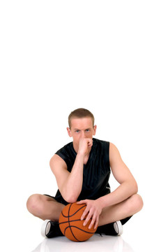 青年男子籃球運動員
