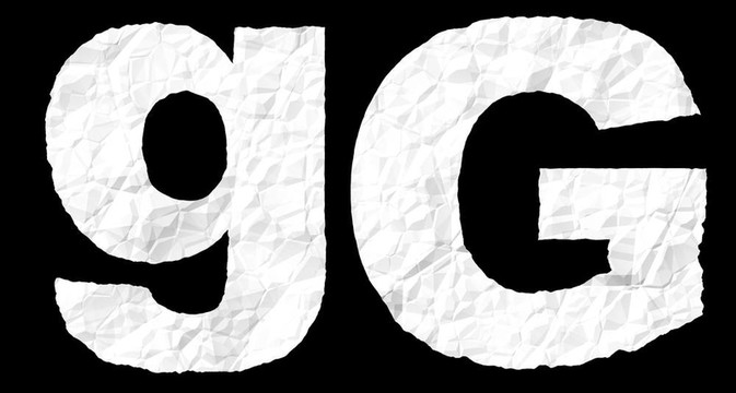 揉紙字母- G
