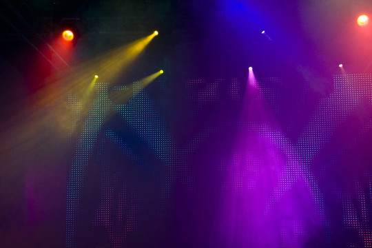 迪斯科和燈光表演