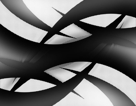 摘要Halftone Swooshes