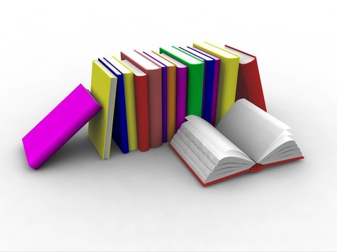 3D的書堆放
