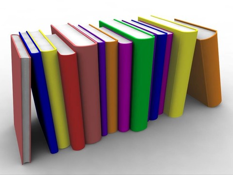 3D的書堆放