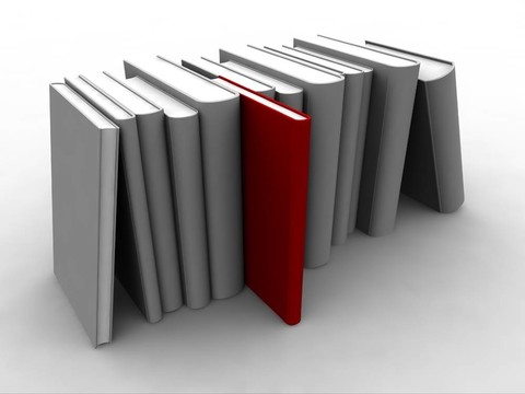 堆書