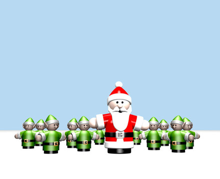 Santa和他的助手