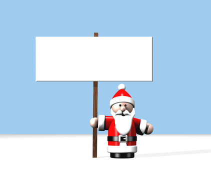 Santa與空白符號