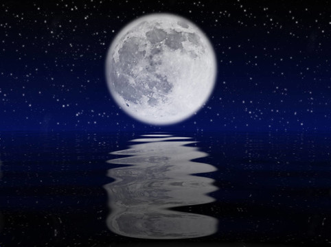 Moon和水