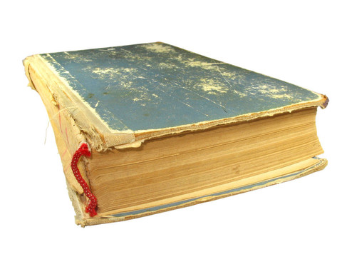 關(guān)閉老古董書白色隔離