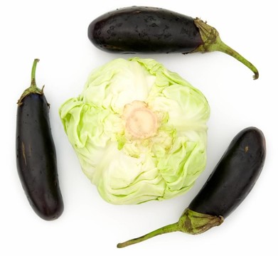 甘藍(lán)和茄子