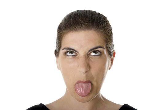 一個(gè)女人的有趣的畫像