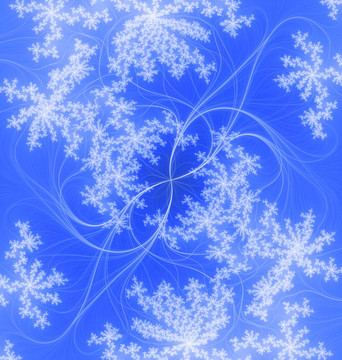 風(fēng)中的雪花。