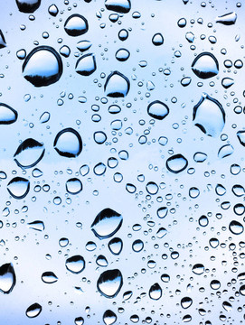 水滴背景特寫