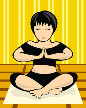 沉思的女孩
